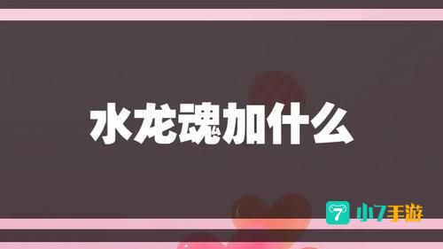 水龙魂加什么属性